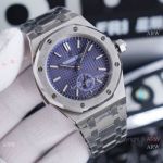 Audemars Piguet 1252 Royal Oak Replica Watch Blue Dial Stainless Steel 42mm